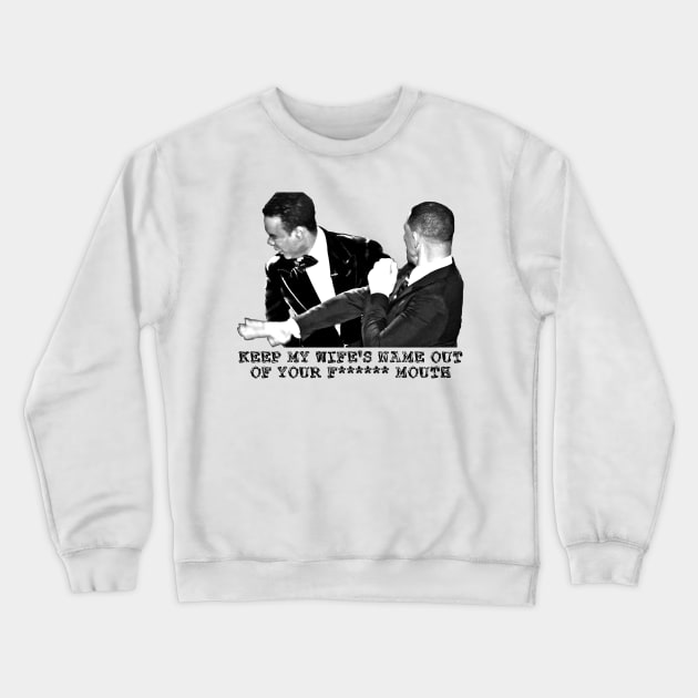 Will Smith Slap Crewneck Sweatshirt by chris28zero